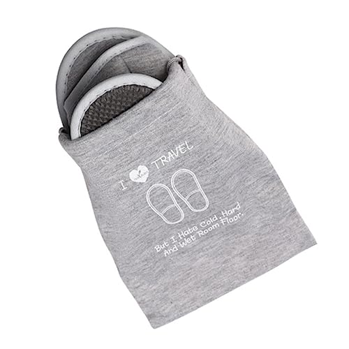 MUSISALY Faltbare Reisepantoffeln Für Zuhause Und Hotel Leichte Graue Hausschuhe Für änner Und Frauen Tragbare Rutschfeste Schlappen Für Geschäftsreisen Und Freizeit von MUSISALY