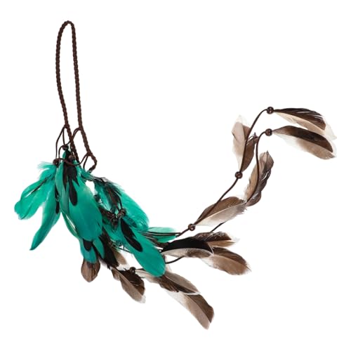 MUSISALY Federstirnband Haarband Seil Kopfschmuck Festival Kostüm Stirnband Für Damen Boho Haaraccessoires MUSISALY Federstirnband Haarband Seil Kopfschmuck Festival Kostüm Stirnband Für Damen Boho Haaraccessoires von MUSISALY