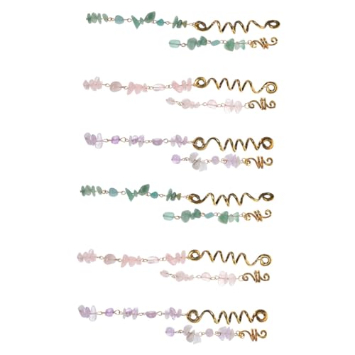 MUSISALY 12stücke Zopf Haarschmuck Ethnische Haaraccessoires Mit Quasten Und Dreadlock Anhängern Für Zöpfe Hochzeiten Und Partys Vielseitig Einsetzbar Für Frauen Jeden Alters von MUSISALY