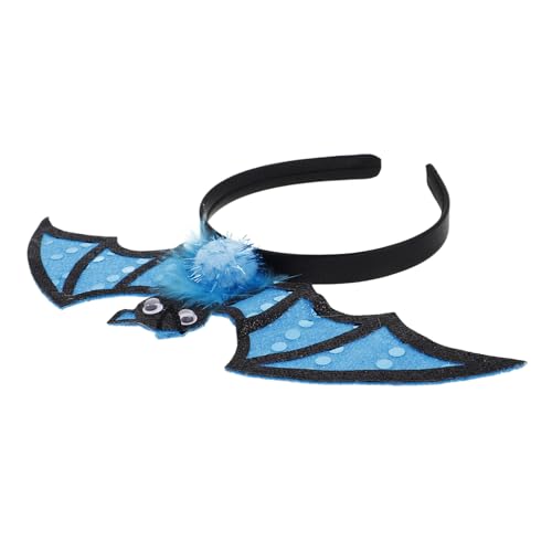 MUSISALY Haarreif Fledermaus Für Halloween Stirnband Mit Flügeldesign Party-accessoire Gruseliges Kopfschmuck Gothic-kostümzubehör von MUSISALY