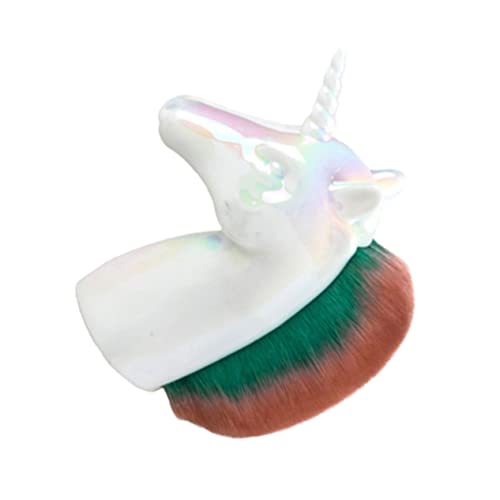 MUSISALY Foundation-pinsel in Einhorn-form Kosmetikpinsel Für Puder Und Make-up-pinsel Für Frauen Und Mädchen Hochwertiger Pinsel Mit Kunststoffgriff von MUSISALY