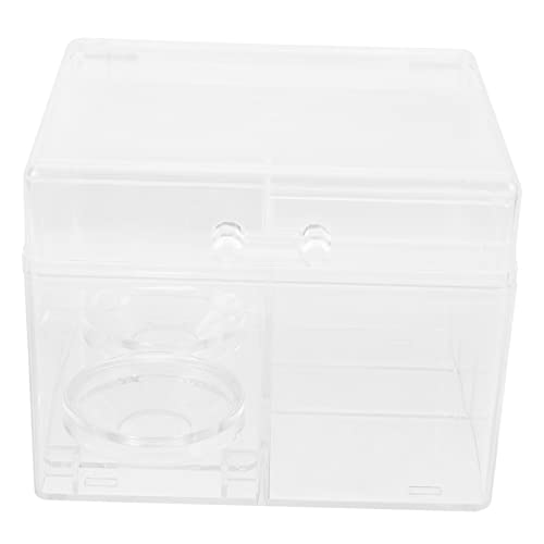MUSISALY Transparente Aufbewahrungsbox Für Kosmetik Mit Deckel Fächer Praktischer Organizer Für Lippenstifte Und Wattestäbchen Für Badezimmer Schminkablage von MUSISALY