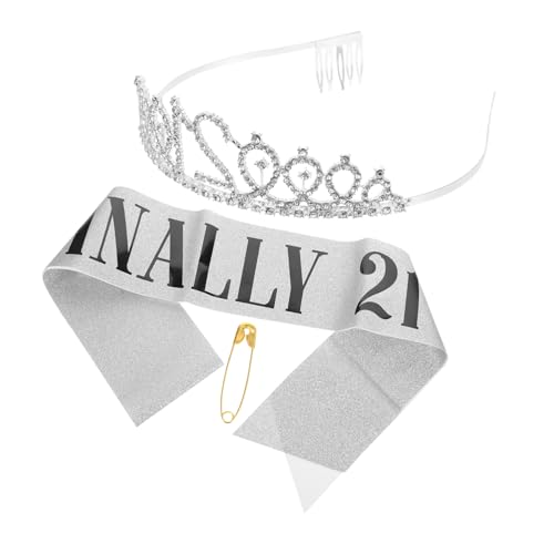 MUSISALY Modisches Geburtstagsparty-zubehör Kronen-set Schärpe Für Mädchen von MUSISALY