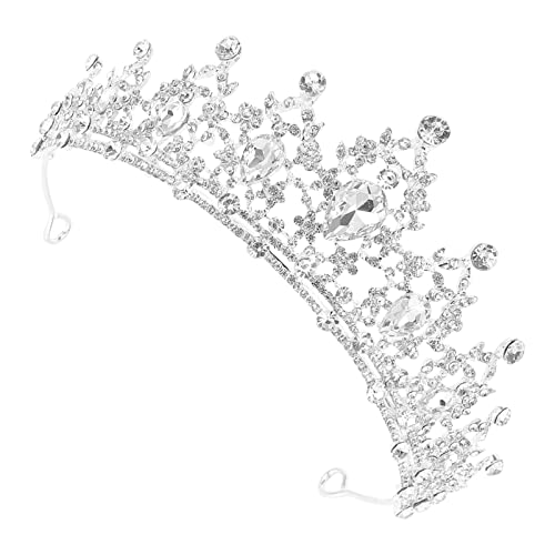 MUSISALY Strass-tiara-kopfschmuck Kristall-braut-tiara Hochzeitskrone Stirnband Für Hochzeit Foto von MUSISALY