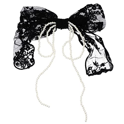 MUSISALY Große Spitzen-haarspange Mit Schleife Für Damen Und Mädchen Haarschmuck Für Alltag Und Feiertage von MUSISALY