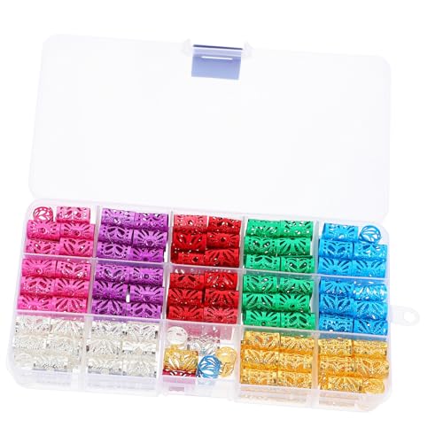 MUSISALY 170stücke Teiliges Aus Metall Für Dreadlocks-haarbänder Hohle Dreadlock-manschetten Haar-flachringe Haarschmuck Für Zöpfe Und von MUSISALY