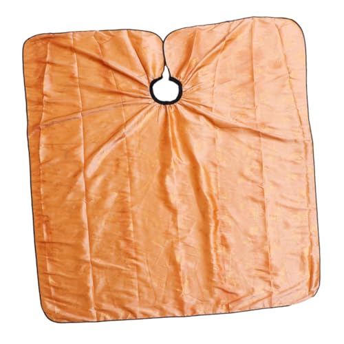 MUSISALY Haarfarbe Umhang Friseur Langer Friseurumhang Goldfarben Für Damen Und Herren Salonschal von MUSISALY