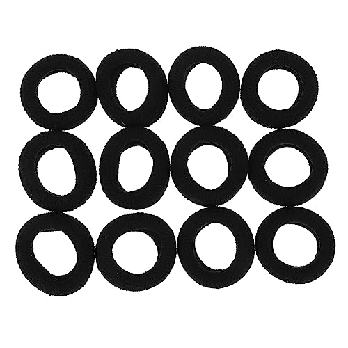 MUSISALY 12 Stück Dicke Haargummis Dehnbar Pferdeschwanzhalter Elastische Haarbänder für und Mädchen für Sport Yoga Reisen und Duttfrisuren von MUSISALY