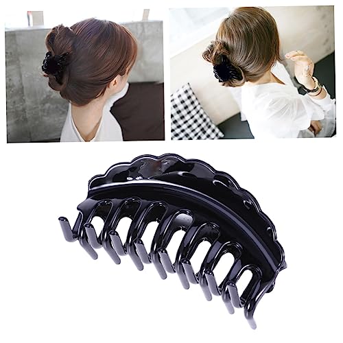 MUSISALY Haarklammer Schwarz Für Damen Und Mädchen Große Haarspange Flügel Rutschfestes Haarstyling-tool Für Jede Jahreszeit Und Haarfarbe von MUSISALY