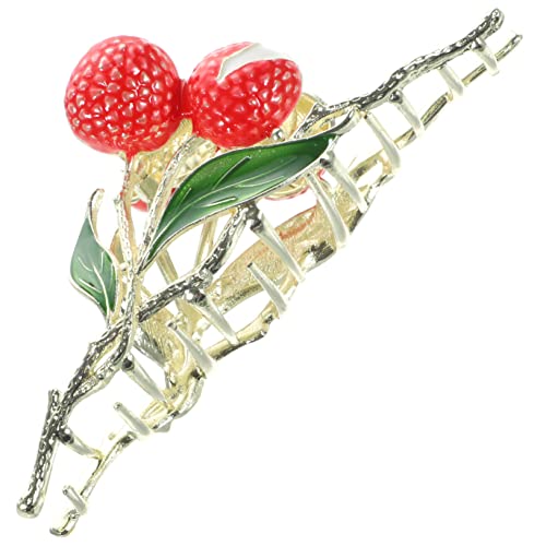 MUSISALY Einzigartige Haarspangen Für Frauen Große Haarklammer Aus Metall Im Blattstil Zum Haarewaschen Gesicht Und Make-up von MUSISALY