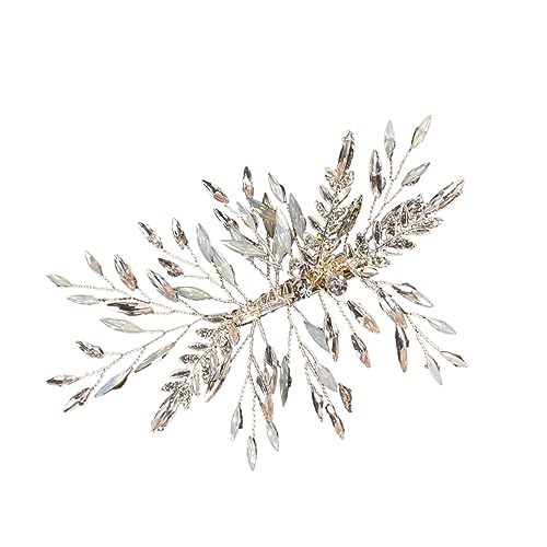 MUSISALY Rhinestone Haarklammer Für Hochzeiten Elegante Hochzeits-haaraccessoires Für Bräute Für Besondere Anlässe Und Feiern Langlebig Und Hautfreundlich von MUSISALY