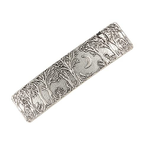 MUSISALY Metall Haarspange Wald Mond Muster Haar Clip Für Frauen Haarnadel Haarschmuck Retro Design Hair Accessory Für Alltag Und Anlässe von MUSISALY