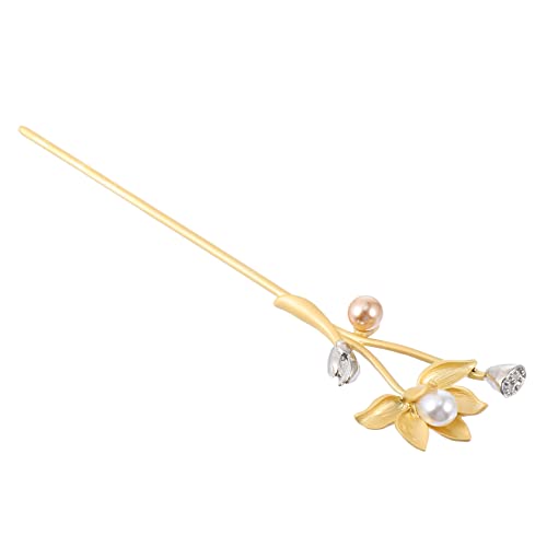 MUSISALY Haarstab Im Han-kostüm Antike Haarnadel Blumenhaarnadel Perlenblumenhaarnadel Klassische Haarschmuck von MUSISALY