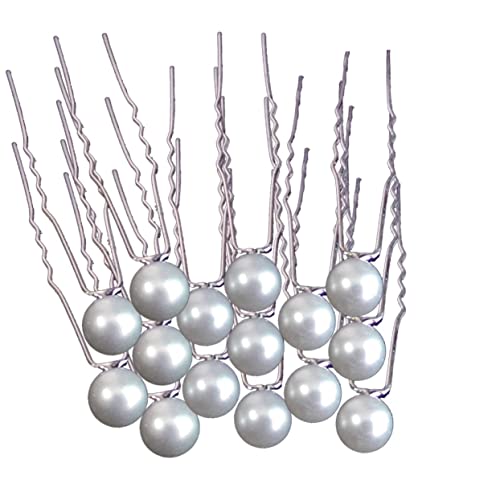 MUSISALY 20 Stück U-förmige Perlen-haarnadeln Make-up-haarnadeln Für Damen Leicht Und Sicher Für Hochzeit Und Reisen von MUSISALY