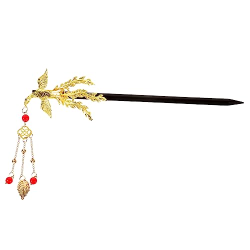 MUSISALY Haarstäbchen Aus Holz Chinesische Retro-haarnadel Haarschmuck Für Frauen Und Mädchen Dekorativ Für Mittellanges Langes Haar von MUSISALY