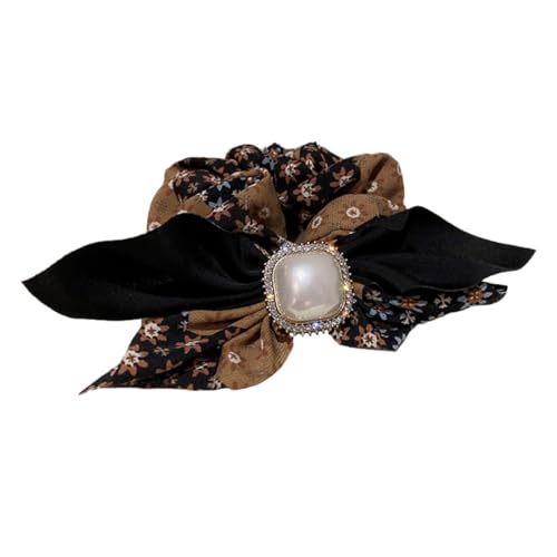 MUSISALY Haargummis Für Damen Mit Perlen Und Schleife Elastische Haarbänder Für Hochsteckfrisuren Haarschmuck Für Und Alltag Komfortabel Und Vielseitig von MUSISALY