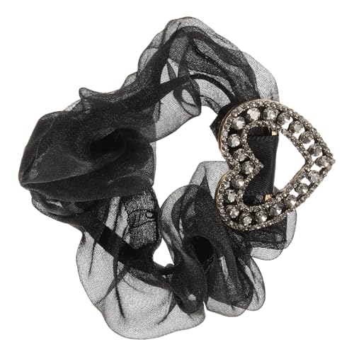 MUSISALY Haargummis Mit Herz-design Elastische Haarbänder Für Mädchen Kreative Haarschmuck-accessoires Für Ponytails Und Dehnbar Für Und Tägliche Nutzung von MUSISALY