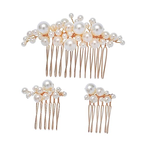 MUSISALY Haarschmuck Hochzeit Perlen Perlenkopfschmuck Für Frauen Haarspange Perlen von MUSISALY