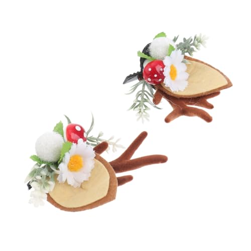 MUSISALY 1paar Süße Katzenohren Haarspangen Mit Weihnachtsantlers Design Für Festtagsfeiern Und Kostümpartys Um Einen Festlichen Look Zu Kreieren von MUSISALY