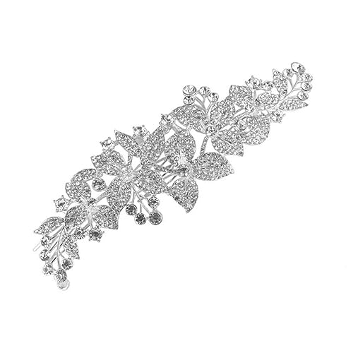 MUSISALY Blumen Haarschmuck Für Hochzeitsgäste Elegant Kamm Kopfbedeckung Für Party Abschlussball Damen Accessoires von MUSISALY