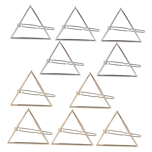 MUSISALY Hohle Dreieck Geometrische Haarnadel Aus Metall Haarspangen Zubehör Pferdeschwanzhalter Für Frau Und Mädchen von MUSISALY