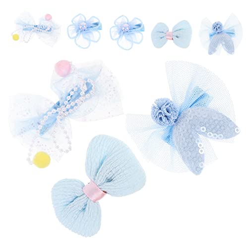 MUSISALY 8stücke Süße Haarspangen Für Junge Mädchen Mädchen Mit Hasenohren Schleife Perle Blume Haarspange Für Party Fest Halloween Weihnachten von MUSISALY