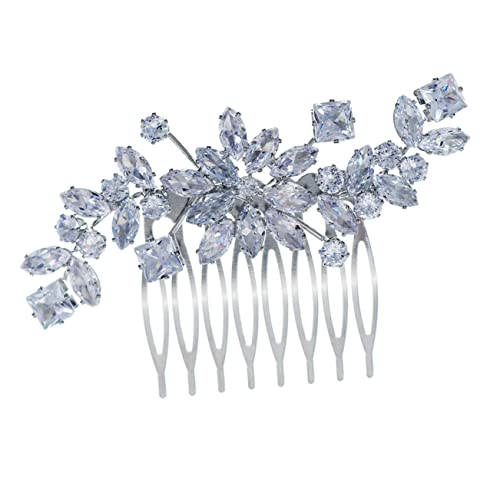 MUSISALY Haarspange Mit Strass Braut Hochzeitsschmuck Aus Kristall Festen Haaraccessoires von MUSISALY