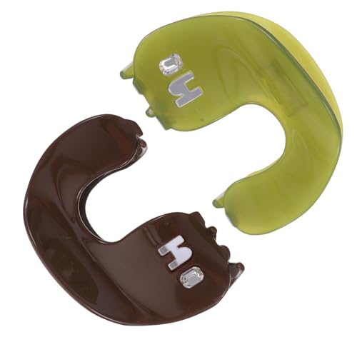 MUSISALY 2stücke Große U-förmige Haarklammern Für Damen Rutschfeste Haarspangen Für Dickes Und Haarschmuck Für Alltag Und Besondere Anlässe von MUSISALY