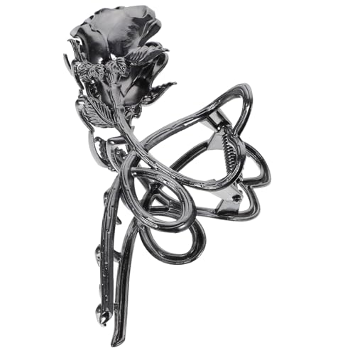 MUSISALY Haarklammer Groß Rosen-haarklammer Damen-haarklammer Haar-accessoire Für Teenager-mädchen Einfache Struktur Geringes Gewicht von MUSISALY