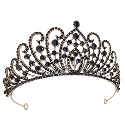 MUSISALY Hochzeitsbrautkrone Mit Strass Diademe Für Damen Kopfschmuck Für Party Accessoire Für Geburtstag von MUSISALY