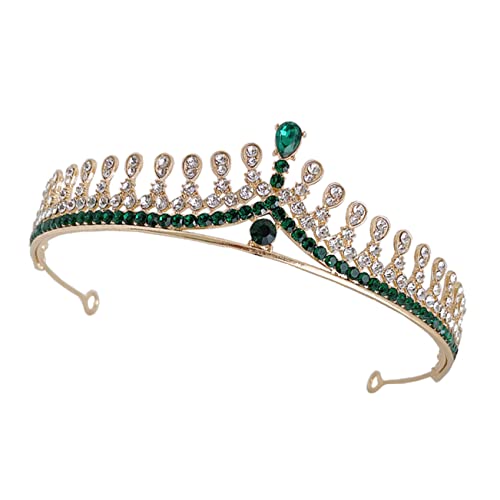 MUSISALY Hochzeitskrone Mit Strass Brautkopfschmuck Für Frauen Und Mädchen Perlenschmuck Für Hochzeit Verlobungsparty Und Fotoshootings von MUSISALY