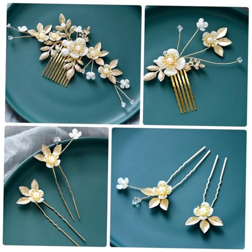 MUSISALY Luxus Haarnadel Stirnband 4 Teile/satz Schmuck Set Für Hochzeit Frauen Haar Styling von MUSISALY