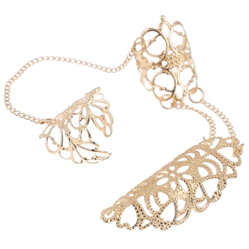 MUSISALY Kettenfingerring Für Damen Offener Ring Mit Nagelklauenring Metall Schmuck Für Teenager-mädchen Und Partys von MUSISALY