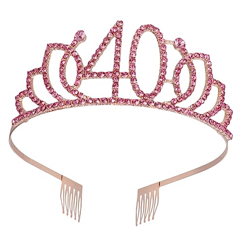 MUSISALY Kopfbedeckung Nummer Krone Geburtstagstorte Stilvoller Kopfschmuck Für Frauen Mädchen von MUSISALY
