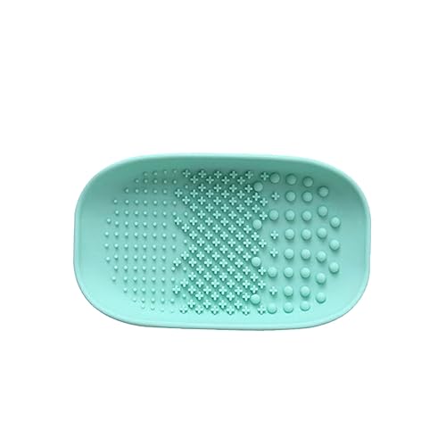 MUSISALY Kosmetikpinsel-reinigungsplatte Pinselwaschschale Handreinigungspad Schrubbbrett Für Frauen Grün Effektive Reinigung Leicht Zu Reinigen von MUSISALY