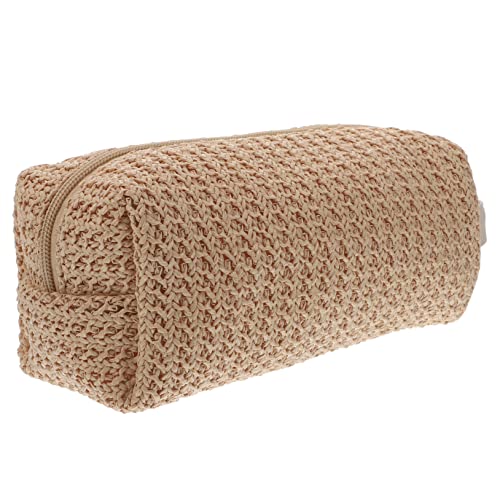 MUSISALY Sommer-Tasche Aus Pp-Stroh Clutch Mit Reißverschluss Geldbörse Für Damen Leicht Und Praktisch Für Strand Und Alltag von MUSISALY