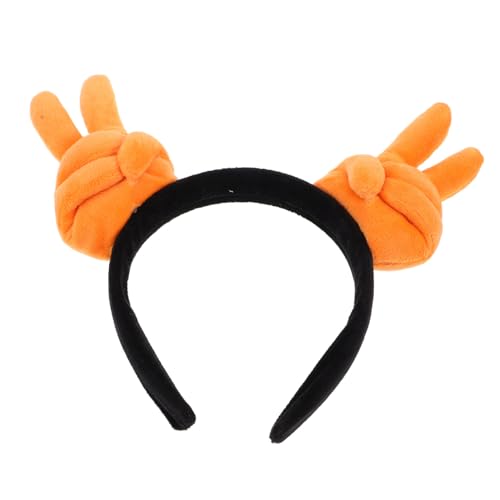 MUSISALY Kreatives Plüsch-handgesten-haarband Lustiges Weihnachts-haarreifen Foto-requisit Für Haardekorationen Bei Weihnachtsfeiern von MUSISALY