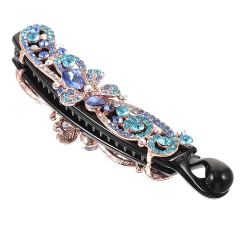MUSISALY Bananen-haarspange Blumen-strass-set Für Damen Langlebig Robust Metall-accessoires Für Haare von MUSISALY