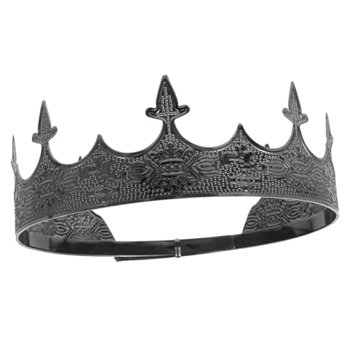 MUSISALY Krone Für Männer Vintage Herrenkrone Metallkopfschmuck Dekorative Party-krone Cosplay-krone Für Erwachsene Hochzeit Und Kostümrequisit von MUSISALY