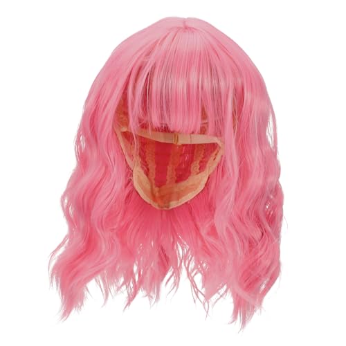 MUSISALY Kurze Lockige Perücke Für Damen Synthetische Mit Stylischen Schulterlang Leicht Tragbar Für Cosplay Und Tägliche Outfits von MUSISALY
