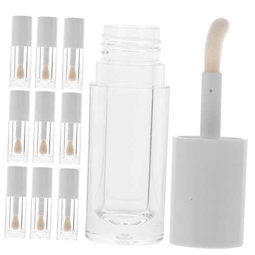 MUSISALY Leere 12er Lipgloss-behälter 6 Ml Aus Kunststoff Nachfüllbar Für Damen Einfach Zu Befüllen Und Dosieren von MUSISALY