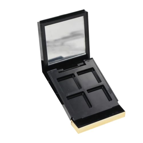 MUSISALY Leere Lidschattenpalette: Mini-make-up-organizer Mit Klappdeckel Für Unterwegs – 4 Fächer, Diy-make-up-aufbewahrungskoffer Für Lidschatten, Lippenstift, Rouge von MUSISALY