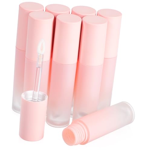 MUSISALY Leere Lip Gloss Tubes Leere Lip Gloss Röhrchen Lip Gloss Tubes 3ml Üßem Gradientem Pink Mit Für Und Lippenpflege Diy Kosmetik Lipgloss Behälter von MUSISALY