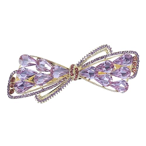 MUSISALY Strass Haarspange Für Damen Und Mädchen -haarspange Mit Kristallen Langlebig Und Robust Für Partys Hochzeiten Und Verschiedene Anlässe von MUSISALY