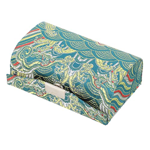 MUSISALY Lippenstiftbox Im Chinesischen Retro-Stil Tragbares Schmucketui Kosmetiketui Für Handtasche Organizer Für Make-up-behälter Reise-Make-up-etui von MUSISALY