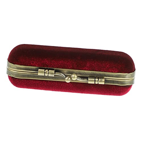 MUSISALY Kosmetik Vintage Lippenstiftbox Dekorative Lippenstiftetui Für Damen Tragbare Aufbewahrungsbox Für Standard-lippenstifthülsen von MUSISALY