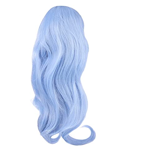 MUSISALY Lange Lockige Perücke Damen Kunstfaserperücke Mit Natürliche Wasserwellenperücke Für Cosplay Und Tägliche Dekoration von MUSISALY