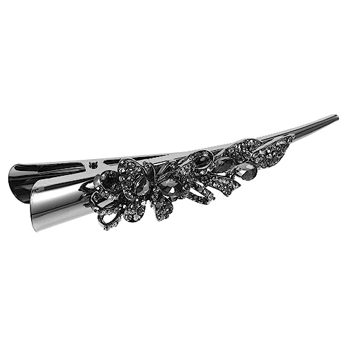 MUSISALY Haarspange Aus Metall Mit Funkelnden Kristallen Haarspange Für Damen Dezentes Luxus-design Für Verschiedene Anlässe von MUSISALY