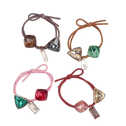 MUSISALY Luxuriöses Haar-accessoire-set Für Babys 4-teilig Unregelmäßige Haarbänder Mit Schleife Haarseile Für Mädchen Jungen Und Mädchen Haargummis Bezauberndes Design Zufällige Farbe von MUSISALY