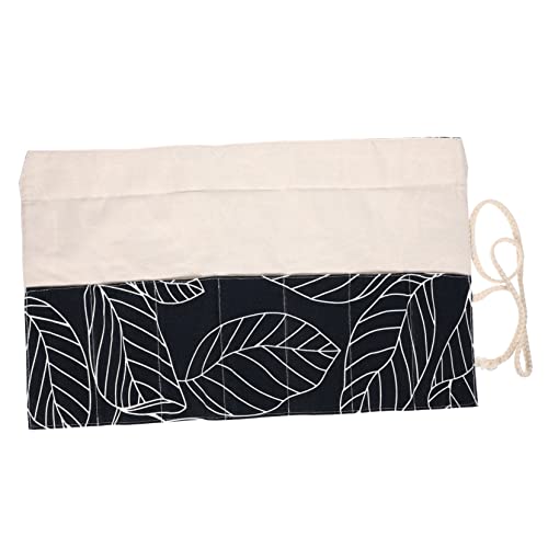 MUSISALY Make-up-Pinsel-Tasche Aus Baumwolle Organizer 36 Löcher Federmäppchen Rollenwickel Für Schreibwerkzeuge Zeichenzubehör Schulbedarf Für Jungen Und Mädchen von MUSISALY